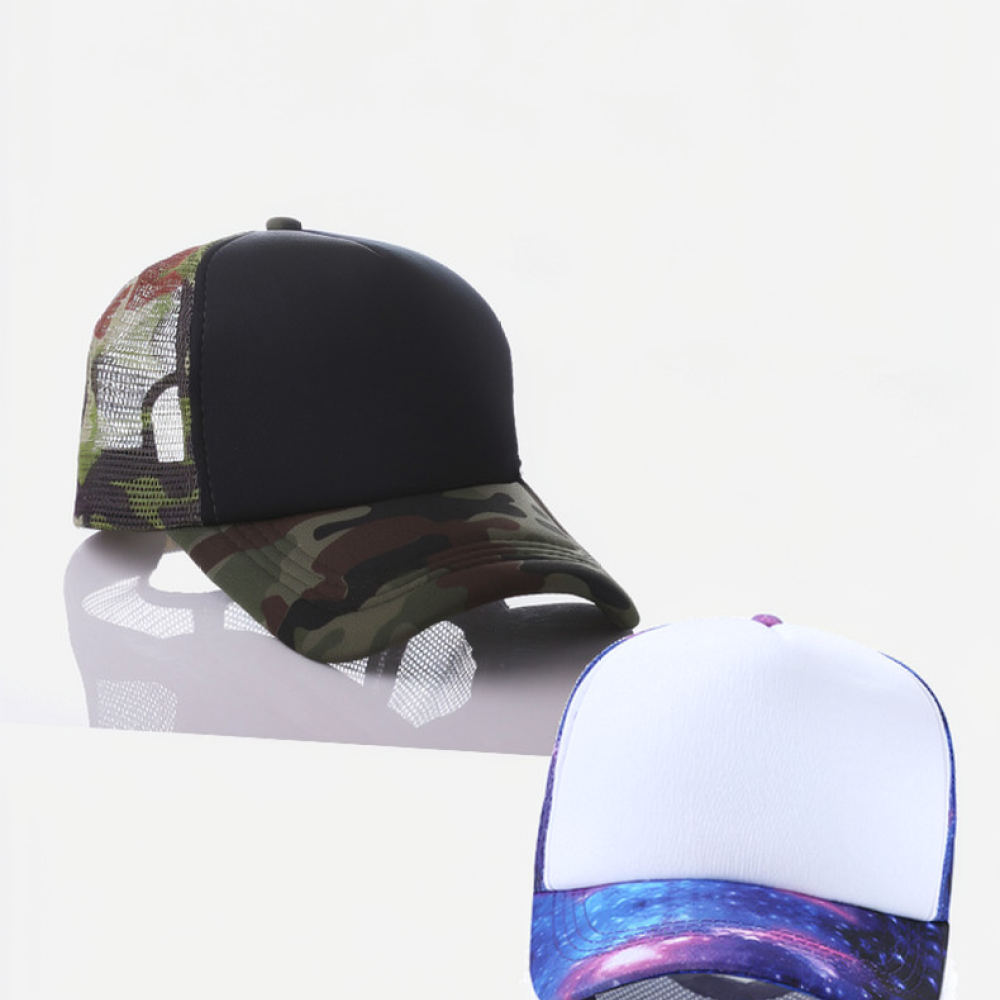 Trucker Cap Mesh - Verstellbare Baseballkappe aus Mesh, Unisex, atmungsaktiv,