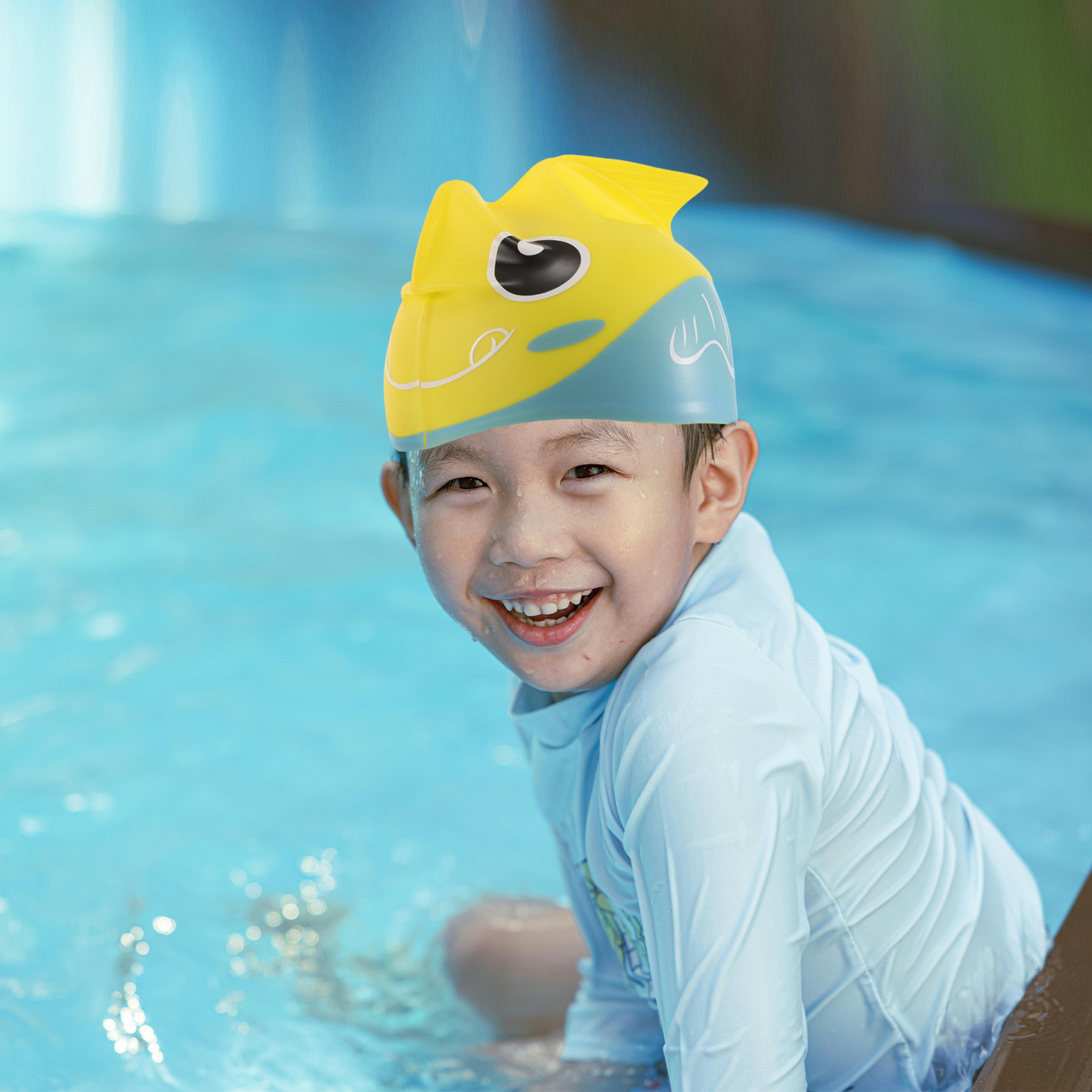 Badekappe mit Cartoon-Motiv fü – Swim Hat Silicone Bewertung und Preis