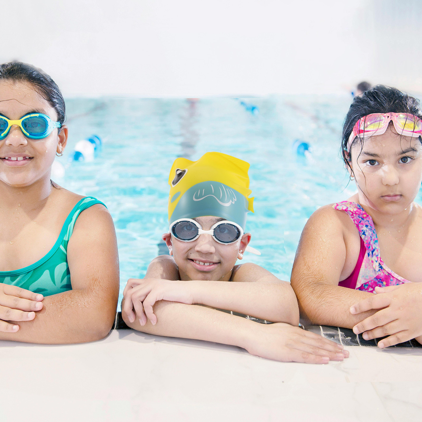 Badekappe mit Cartoon-Motiv fü – Swim Hat Silicone Bewertung und Preis